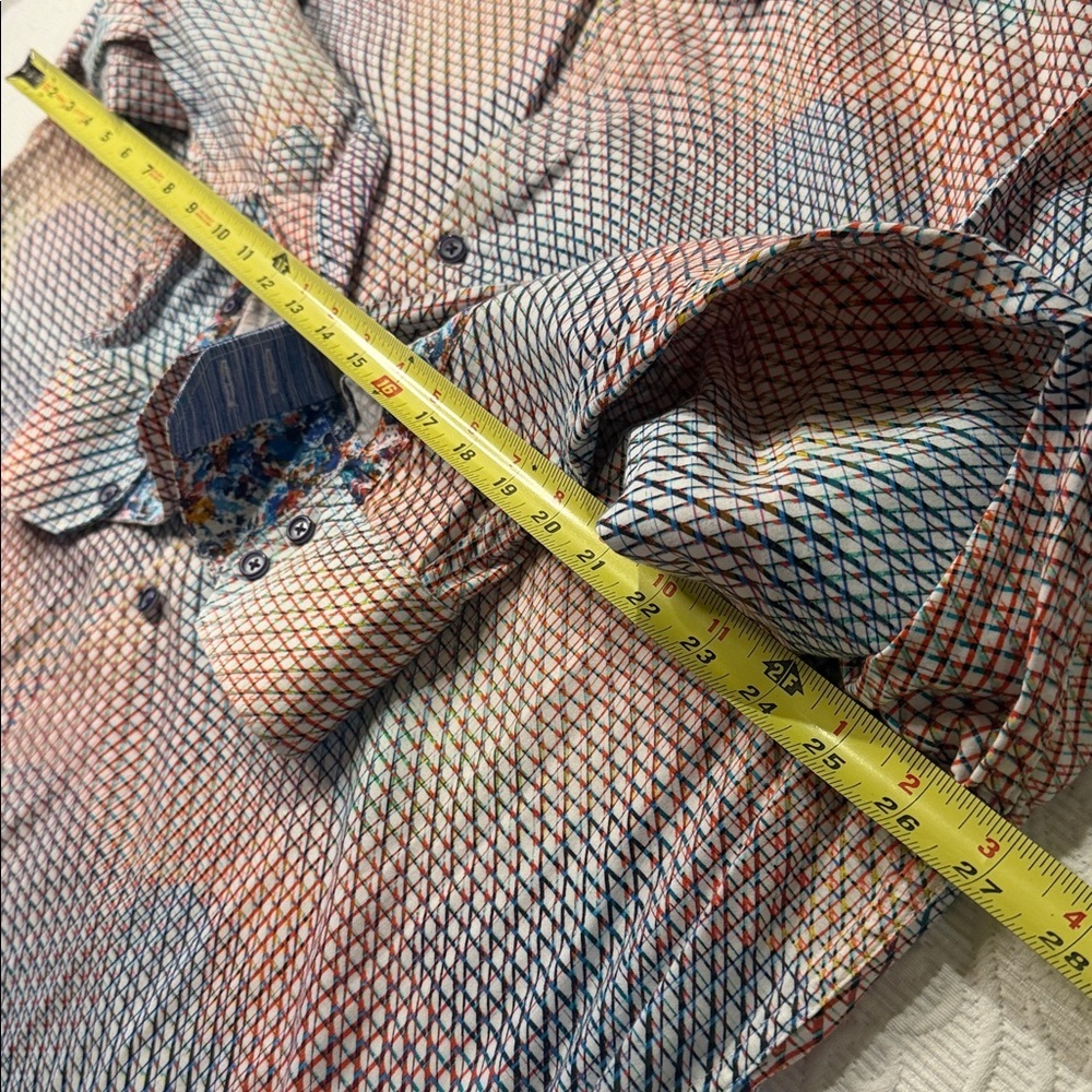 Robert Graham Men’s Multicolor Patterned Button Down Shirt. 2XL Classic Fit - Picture 8 of 11
